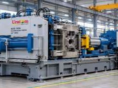 Extrusion press for hydraulic and pneumatic profiles