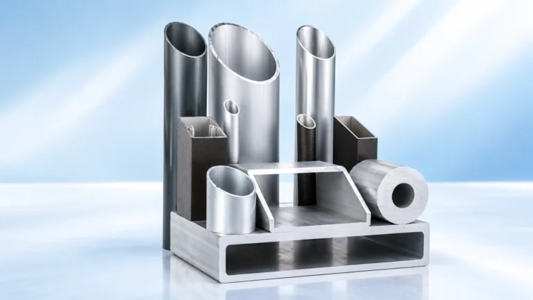 Aluminium round tubes, rectangular box sections and channels